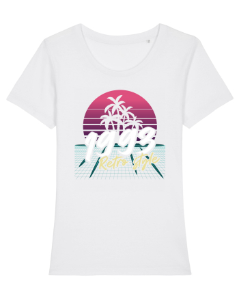 Synthwave 1993 SW retro style White