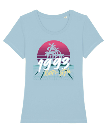 Synthwave 1993 SW retro style Sky Blue