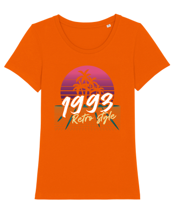Synthwave 1993 SW retro style Bright Orange