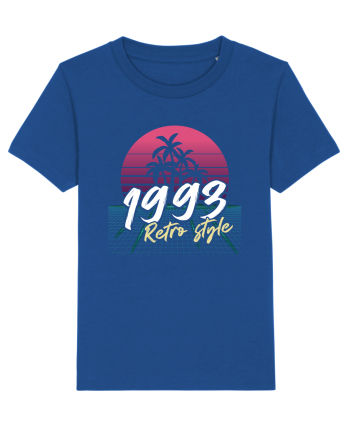 Synthwave 1993 SW retro style Majorelle Blue
