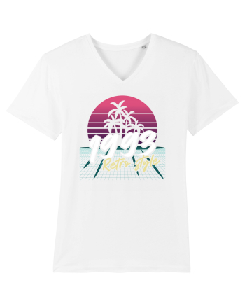 Synthwave 1993 SW retro style White