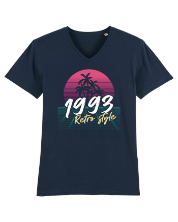 Synthwave 1993 SW retro style French Navy