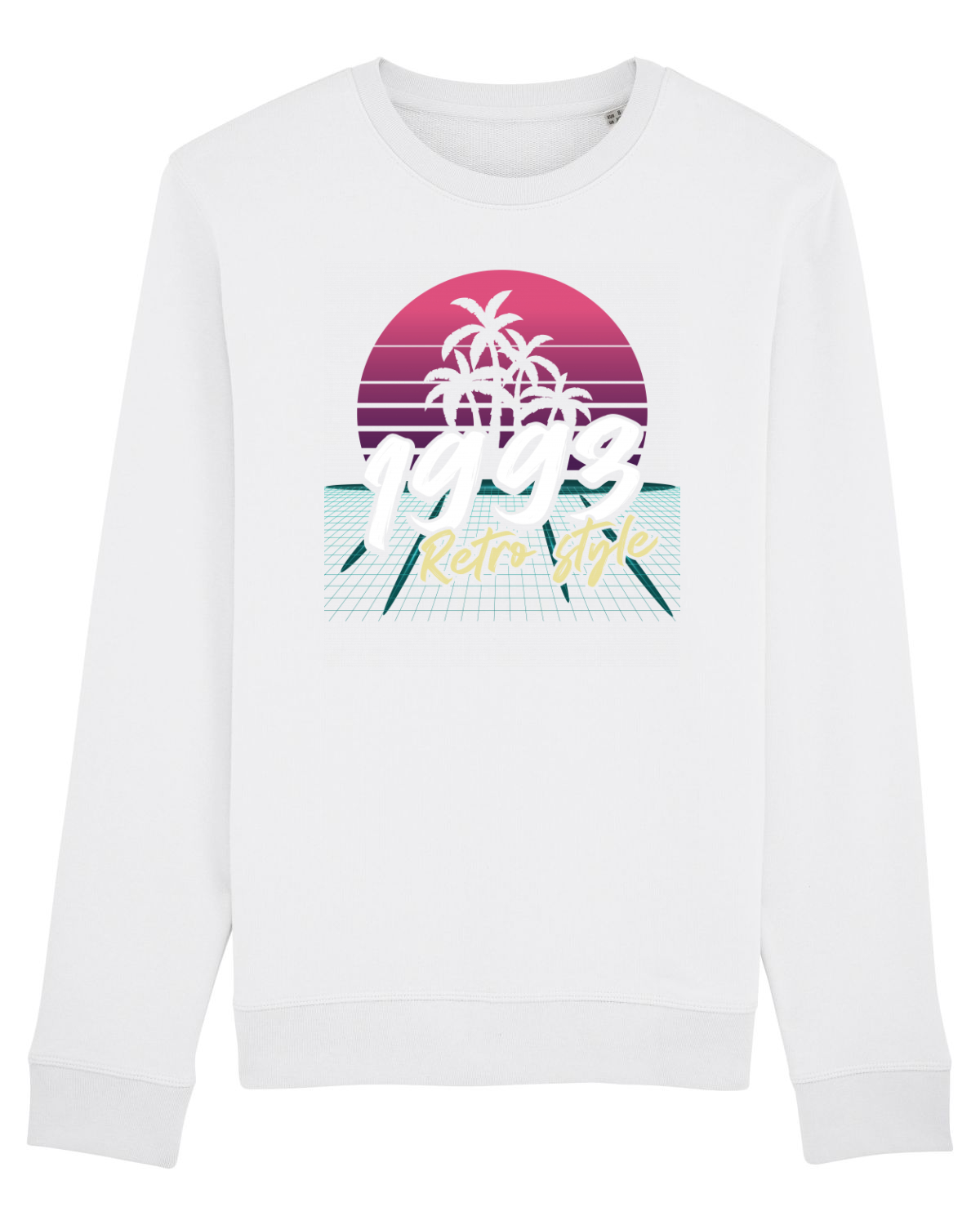 Bluză mânecă lungă Unisex Rise White