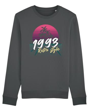 Synthwave 1993 SW retro style Anthracite