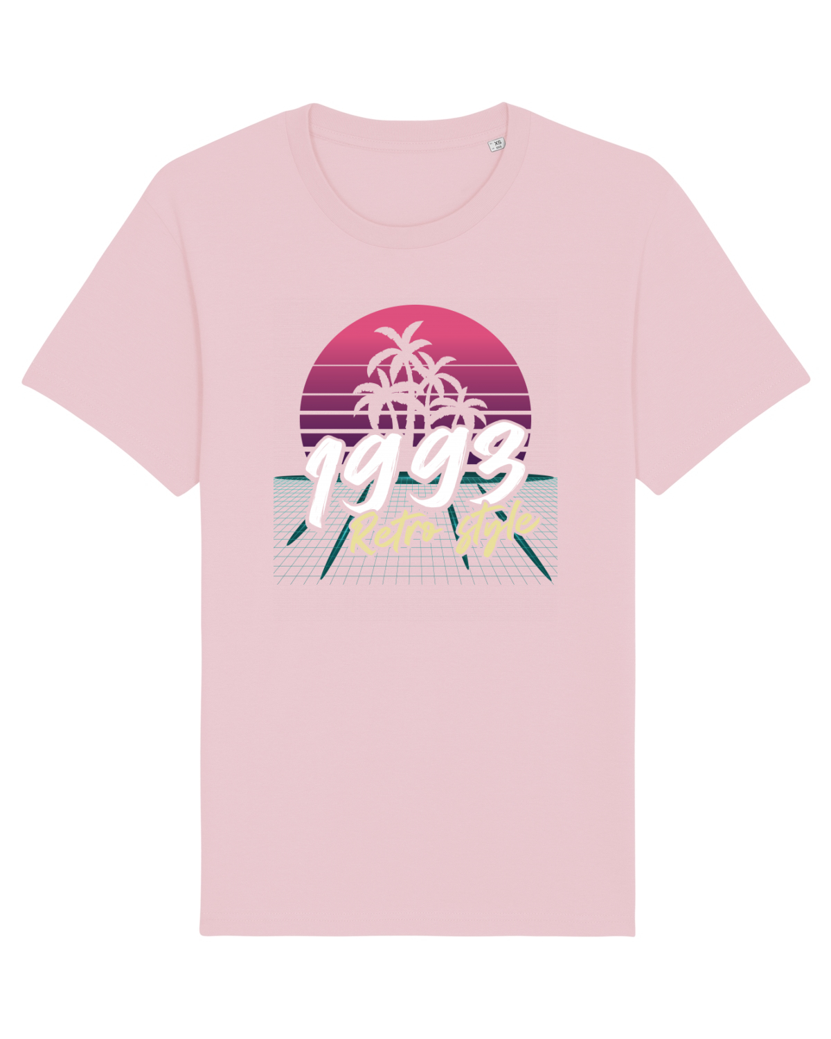 Tricou mânecă scurtă Unisex Rocker Cotton Pink