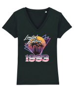 Synthwave 1993 SW triangles limited edition Tricou mânecă scurtă guler V Damă Evoker