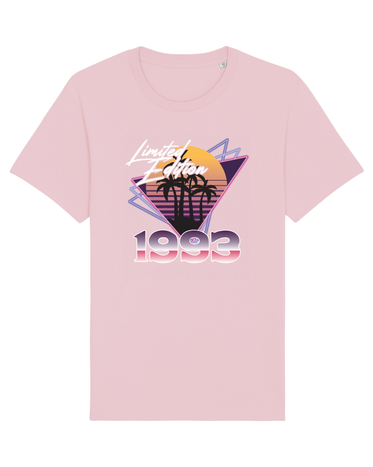 Tricou mânecă scurtă Unisex Rocker Cotton Pink