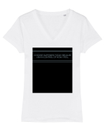i choose happiness today because i am in control of how  i feel Tricou mânecă scurtă guler V Damă Evoker