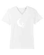 Astronaut Tricou mânecă scurtă guler V Bărbat Presenter