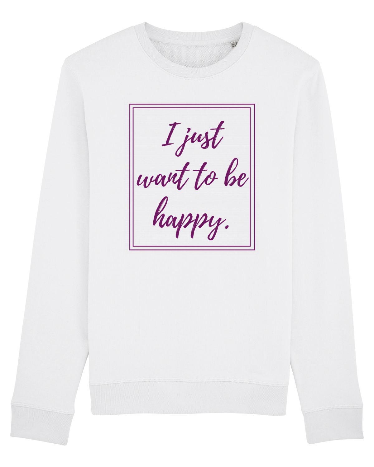 Bluză mânecă lungă Unisex Rise White