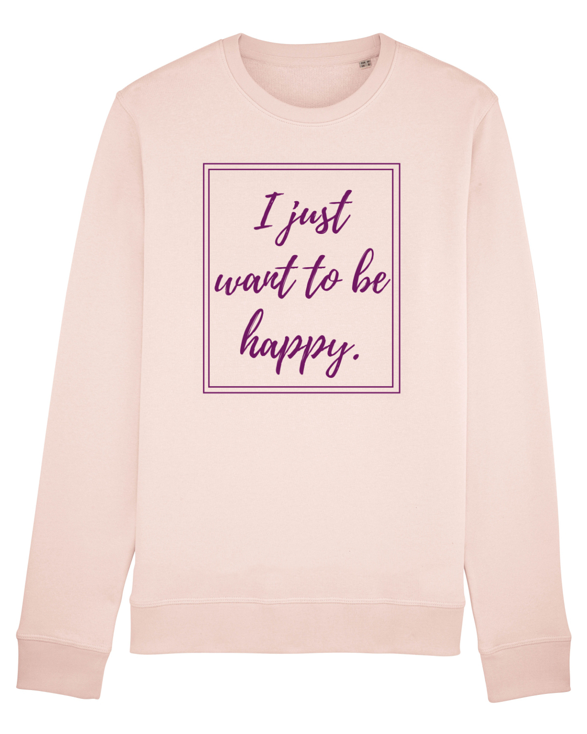 Bluză mânecă lungă Unisex Rise Candy Pink