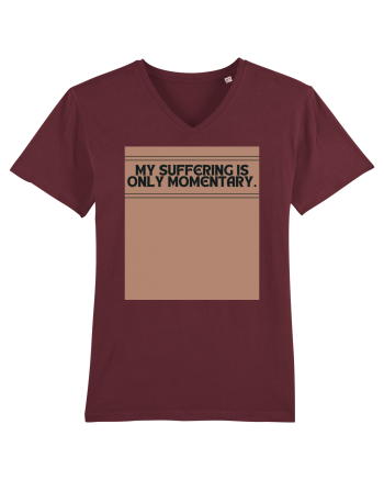 my suffering is only momentary2 Burgundy