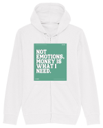 not emotions money is what i need2 Hanorac cu fermoar Unisex Connector