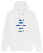 i don t need symphaty i need money2 Hanorac cu fermoar Unisex Connector