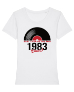 1983 - Best year of the 80s Tricou mânecă scurtă guler larg fitted Damă Expresser
