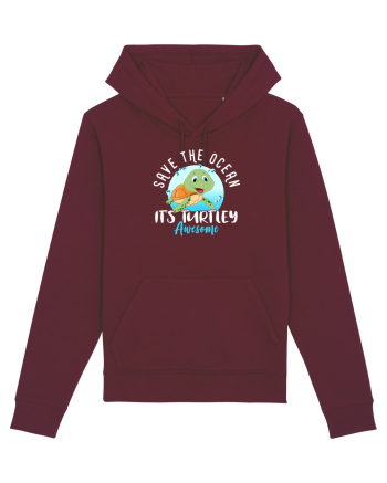 Save the ocean Burgundy