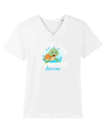 Save the ocean White