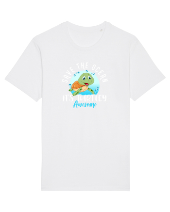 Save the ocean White