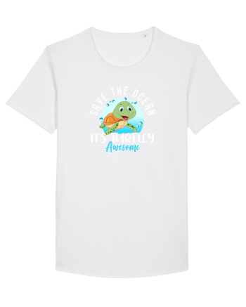Save the ocean White