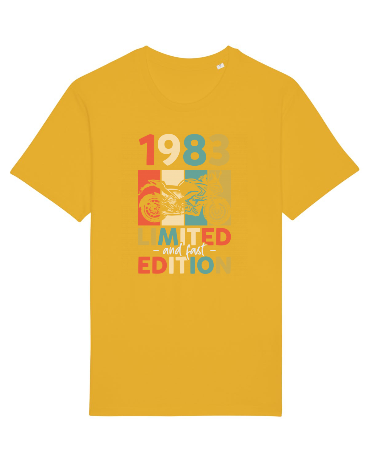 Tricou mânecă scurtă Unisex Rocker Spectra Yellow