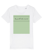 my mouth makes me proud Tricou mânecă scurtă  Copii Mini Creator