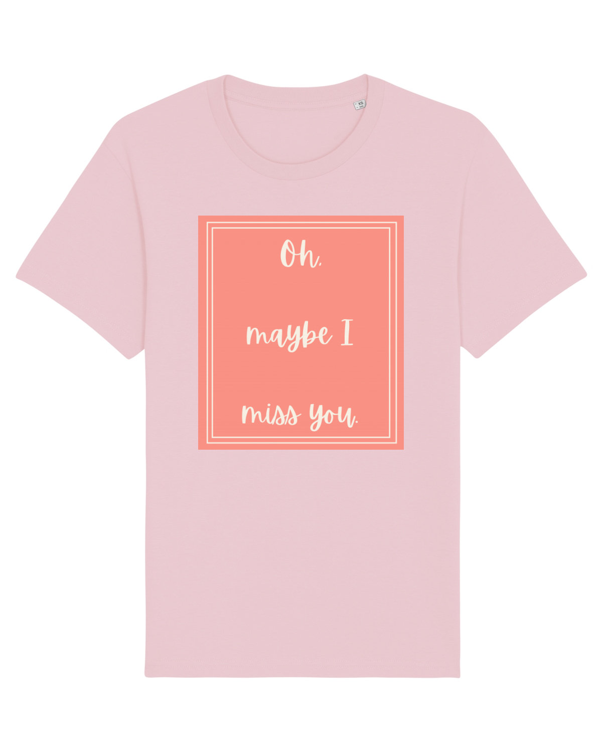 Tricou mânecă scurtă Unisex Rocker Cotton Pink