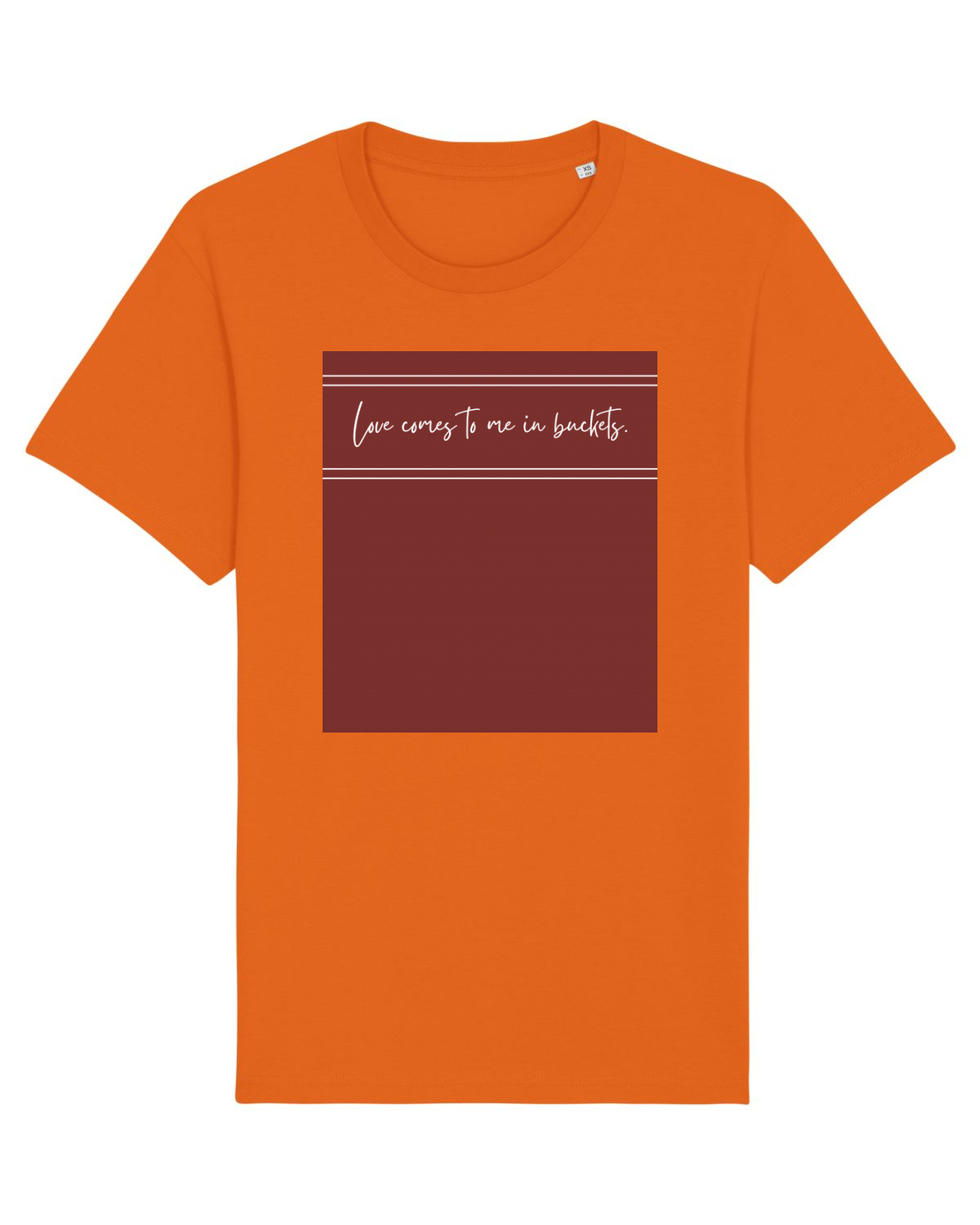 Tricou mânecă scurtă Unisex Rocker Bright Orange