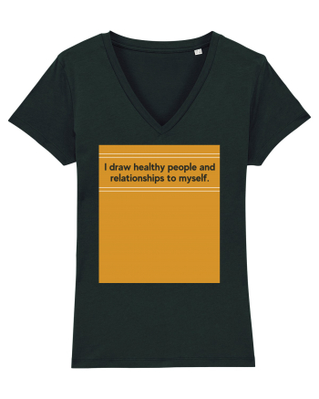 i draw healthy people and relationship to myself Black