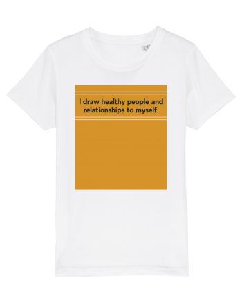 i draw healthy people and relationship to myself White