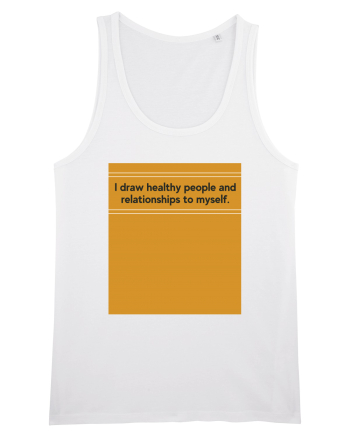 i draw healthy people and relationship to myself White
