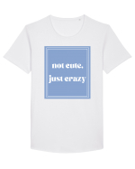 not cute just crazy Tricou mânecă scurtă guler larg Bărbat Skater