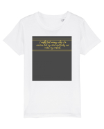 i might feel uneasy when i m anxious but my mind and body are under my cont Tricou mânecă scurtă  Copii Mini Creator