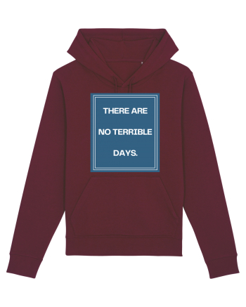 there are no terrible days4 Burgundy