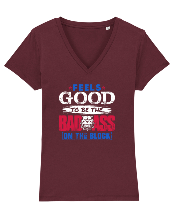 Bad ass on the block Burgundy
