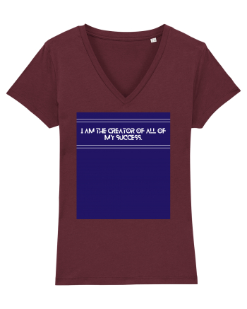 i am the creator of all my success Burgundy