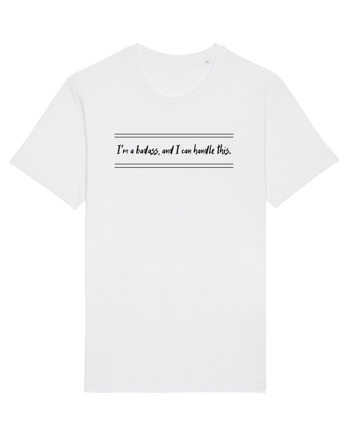 Tricou mânecă scurtă Unisex Rocker White