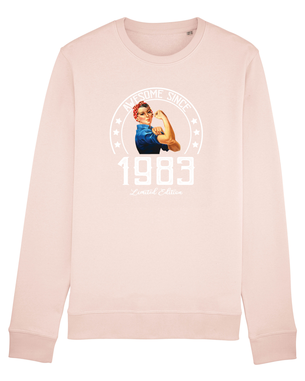 Bluză mânecă lungă Unisex Rise Candy Pink
