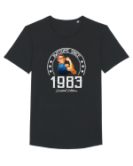 Awesome woman since 1983 Tricou mânecă scurtă guler larg Bărbat Skater