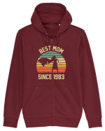 Best mom since 1983 Hanorac cu fermoar Unisex Connector
