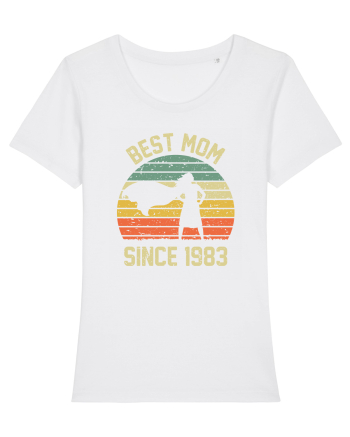 Best mom since 1983 White