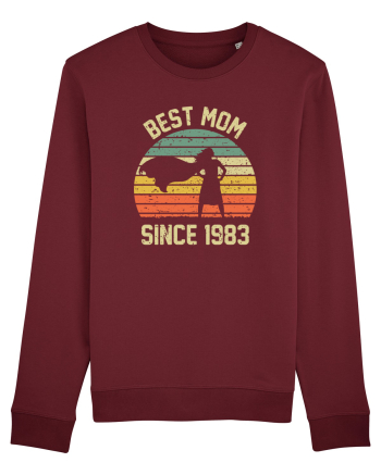 Best mom since 1983 Burgundy