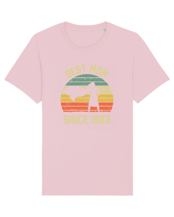Best mom since 1983 Cotton Pink