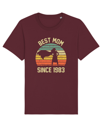 Best mom since 1983 Burgundy