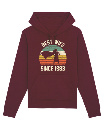 Best wife since 1983 Burgundy