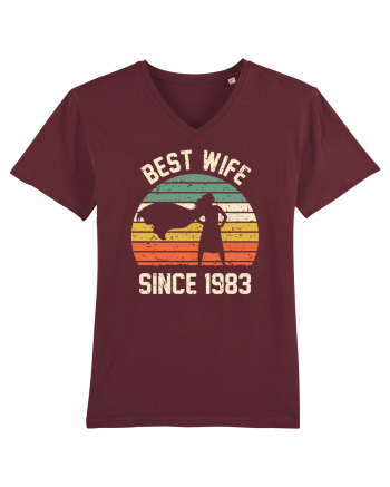 Best wife since 1983 Burgundy