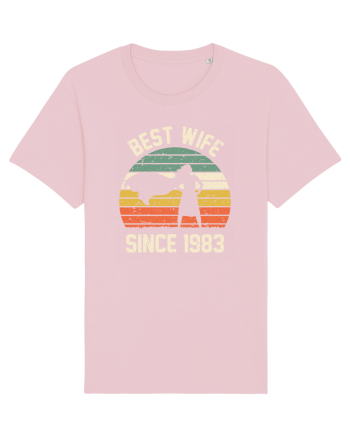 Best wife since 1983 Cotton Pink
