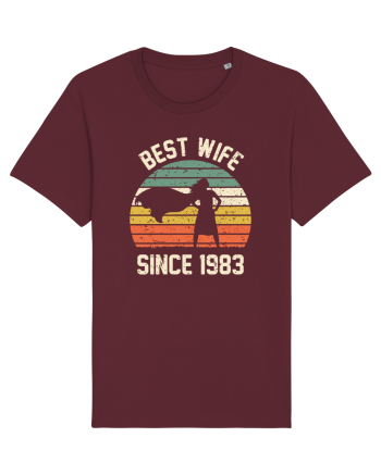 Best wife since 1983 Burgundy