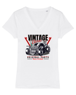 Classic 1983 - born to ride Tricou mânecă scurtă guler V Damă Evoker