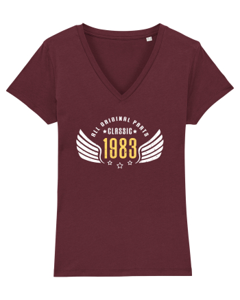 Classic 1983 wings Burgundy
