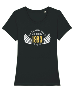 Classic 1983 wings Tricou mânecă scurtă guler larg fitted Damă Expresser